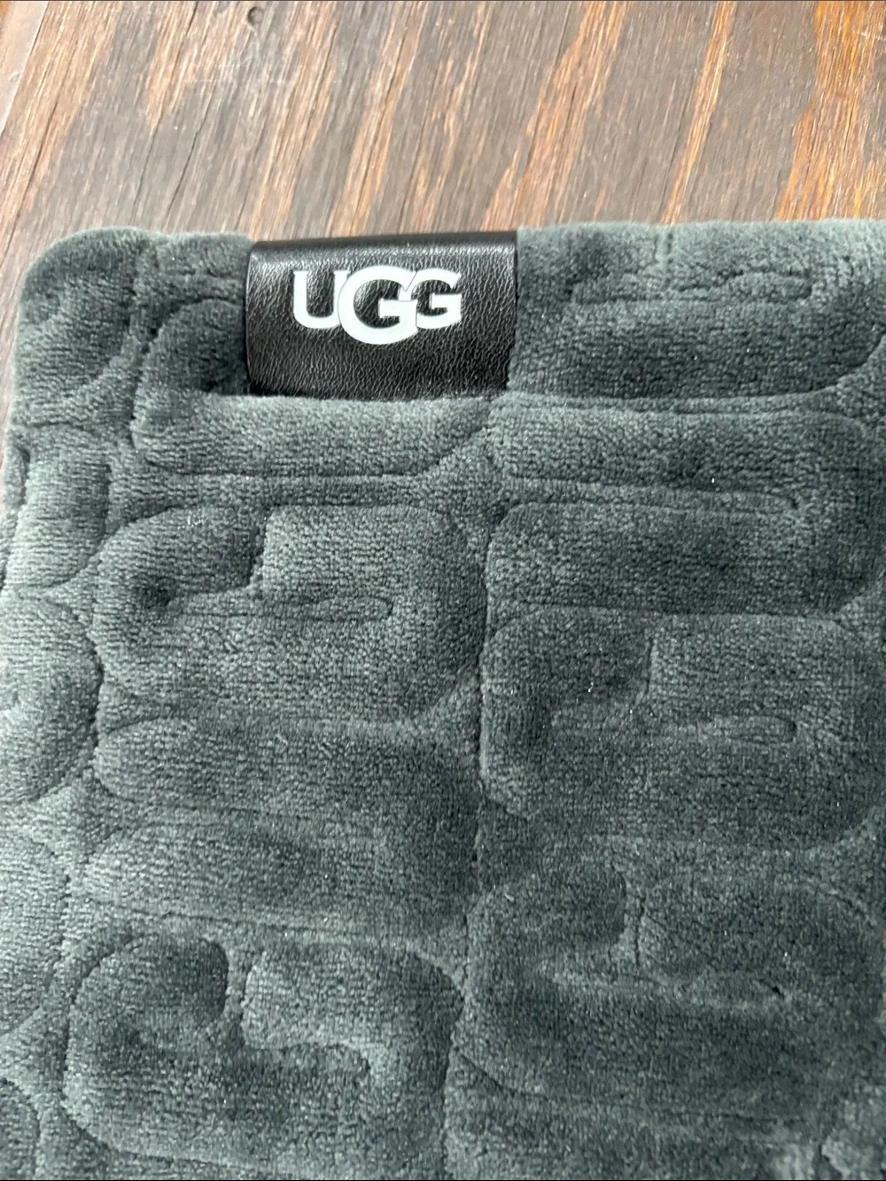 UGG Charcoal Quilted bath mat
